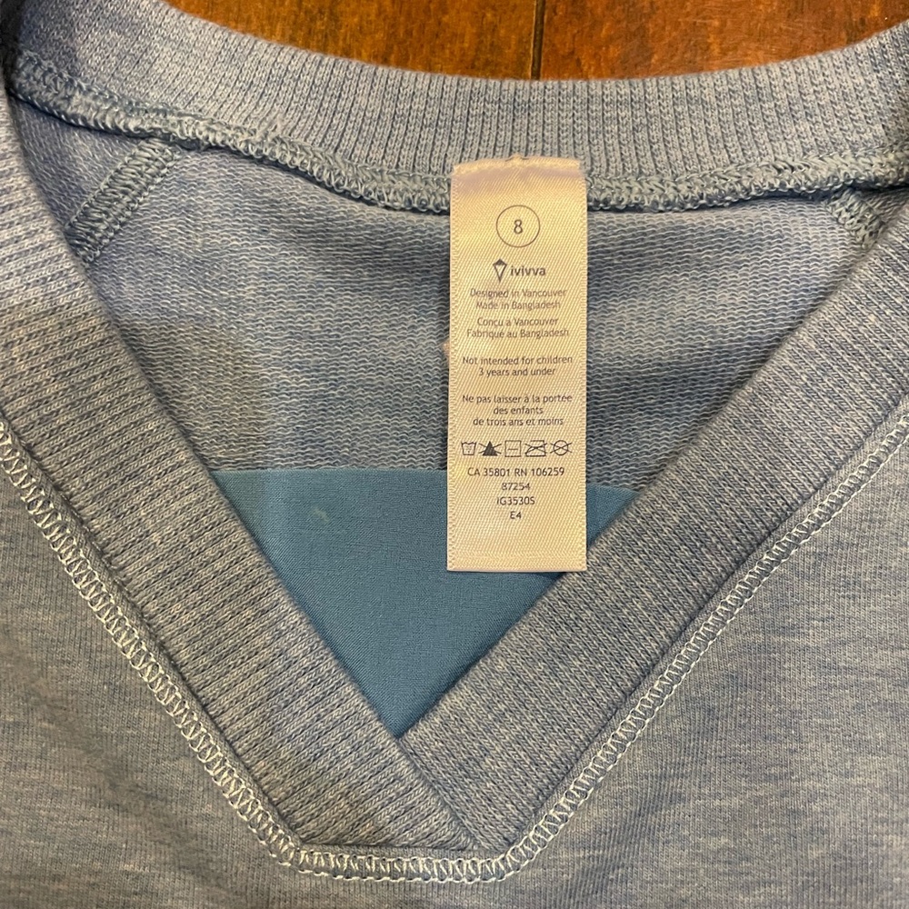 Ivivva blue sweatshirt - Picture 2 of 3